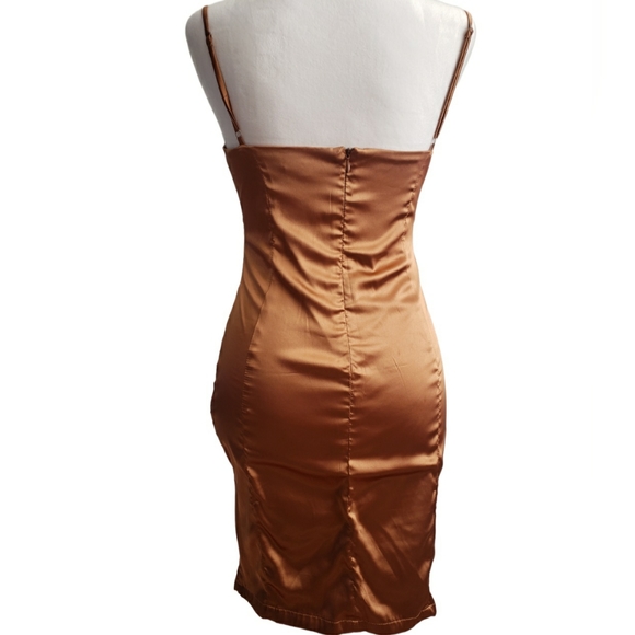 Fashion Nova Satin Mini Dress - Picture 4 of 4